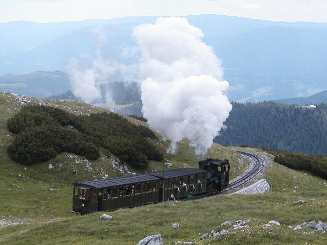 Schneeberg Dampfzug